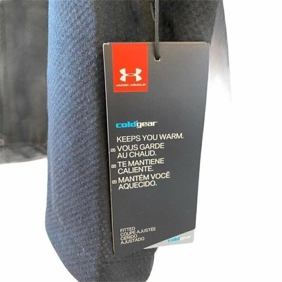 NEW Under Armour Hybrid Windbreaker Black Hood Large - Picture 10 of 11